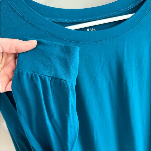 Kyte Baby Bamboo Long Sleeve Top - Teal - Size Extra Extra Large XXL - Picture 5 of 9